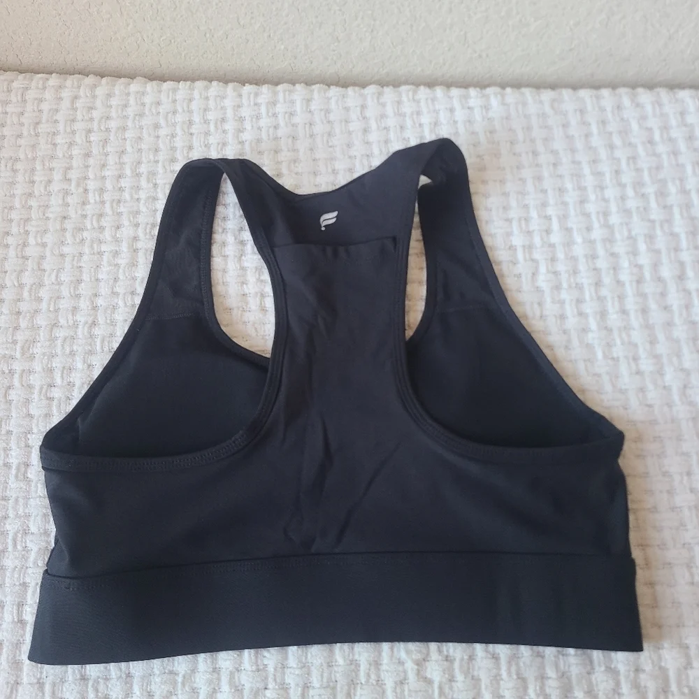 Fabletics Women's Black Sports Bra Size S